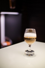 Glass of coffee at nespresso