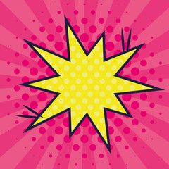 expression star pop art style