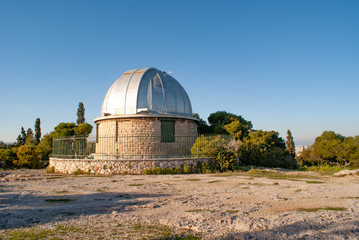 Obraz premium Historical Telescope Athens Greece