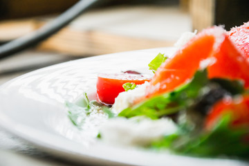 Delicious food and art