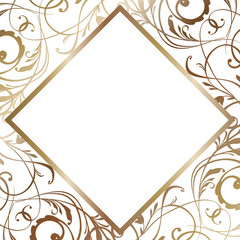 White wedding Card Illustration. Invitation in . Bridal Shower Template