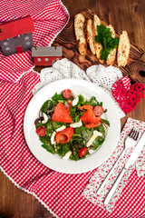 Delicious food and art