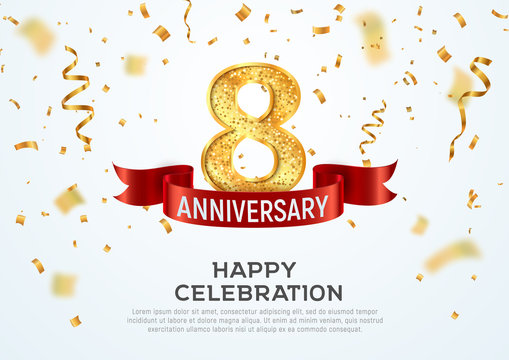 8Th Anniversary Images Browse 99 780 Stock Photos Vectors and Video Adobe Stock