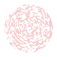 Abstract red circle background