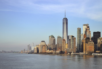 Fototapeta na wymiar Manhattan skyline.