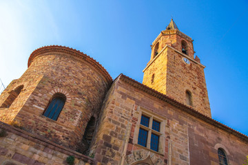 Fototapeta premium Bell tower of the Frejus Cathedral