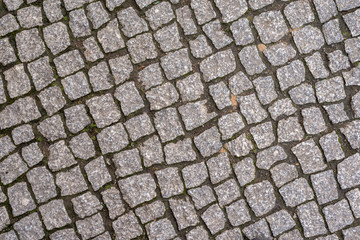 Boden aus Pflastersteinen