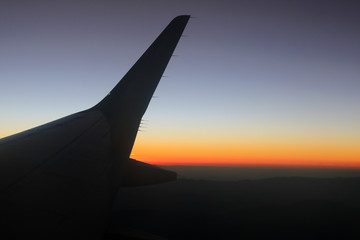 flying at dawn 