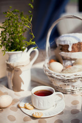 rustic easter decoration