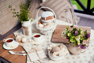 rustic easter decoration