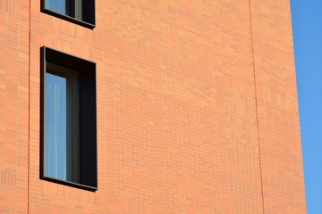 Cityscape office buildings with modern corporate architecture - business and success concept