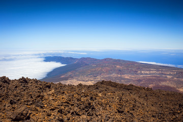 Beautiful landscape of  Teide national park, Tenerife, Canary island, Spain