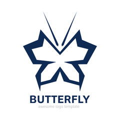 Butterfly Logo Template