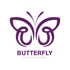 Butterfly Logo Template