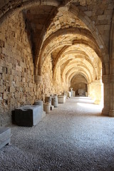 Rhodes. Fortifications of Rhodes.