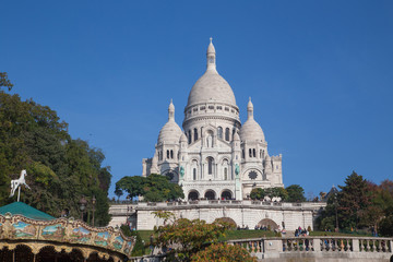 Fototapeta premium Bazylika Najświętszego Serca na Montmartre