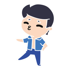 cartoon kawaii 1950 cute boy