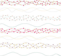 Christmas and new year seamless vector texture