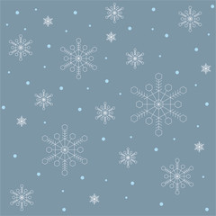Christmas and new year seamless vector texture