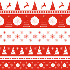 Christmas and new year seamless vector texture