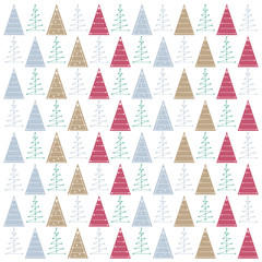Christmas and new year seamless vector texture