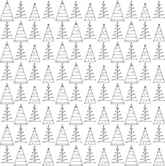 Christmas and new year seamless vector texture