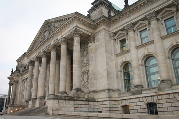 Fototapeta na wymiar Reichstag Building in Berlin, Germany