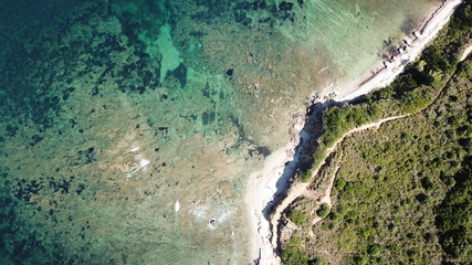 Fototapeta na wymiar Corsica from above