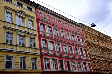 Colorful houses of the city of Szczecin. © konik60