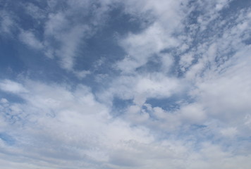 Cielo e nuvole in primavera