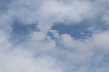 Cielo e nuvole in Primavera