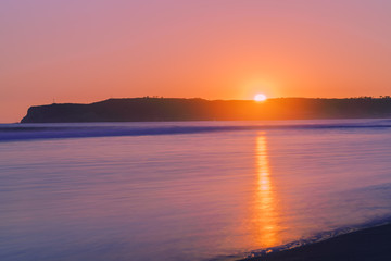 Beautiful Sunset in San Diego, California 