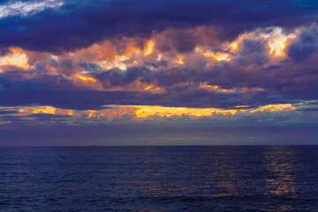 Beautiful Sunset in San Diego, California 