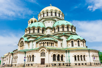 The Aleksander Nevsky Orthodox Cathedral of Sofia, Bulgaria