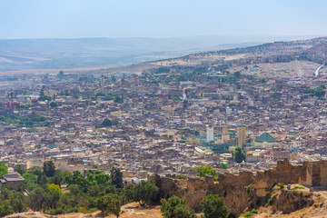 Fototapeta premium Cityscape of Fez, Morocco