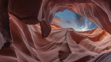 Art Scenic colorful Canyon Antelope near Page, Arizona, USA © emotionpicture