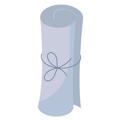 graduation certificate roll icon