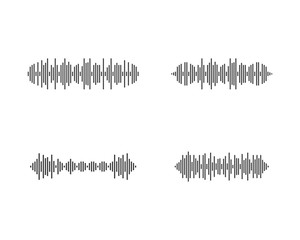 Sound wave logo template