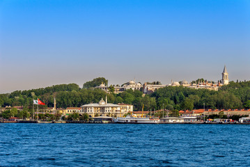 Fototapeta na wymiar Istanbul, Turkey, 17 May 2015: Topkapi Palace, Sarayburnu