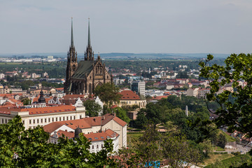 Beautiful view of the city of Brno (Czech Republic)