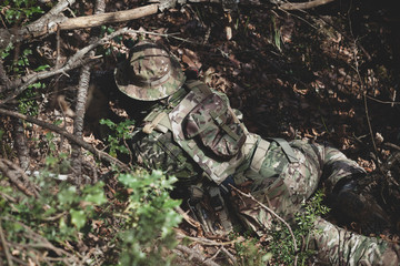 Airsoft military game