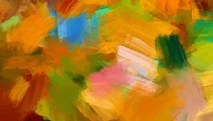 Modern painting wall art decor. Abstract drawing background. Design artwork. Brush strokes on canvas. Artistic pattern. Creative fashion print. Good as psychedelic poster. Surreal graphic abstraction.