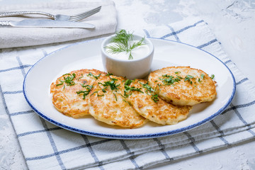 Fried potato pancakes