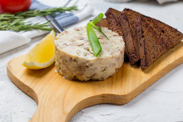 forshmak of herring with black bread