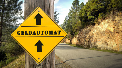Schild 349 - Geldautomat