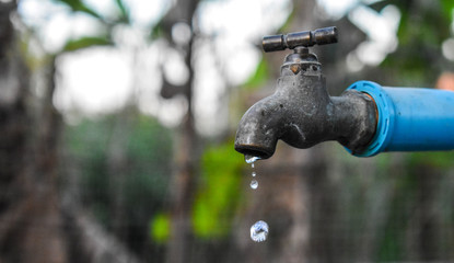 water tap in the garden