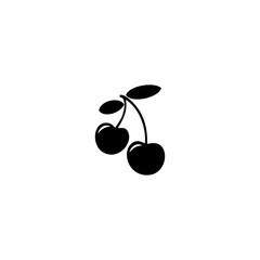 fresh cherry fruit symbol