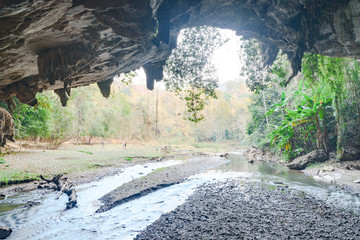 Tam Lod Cave in Northern Thailand March 2019