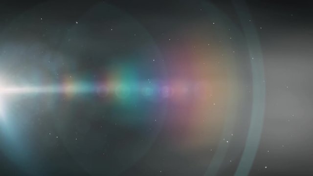 cinematic lens flares abstract background