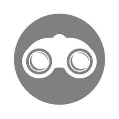 Binocular flat icon